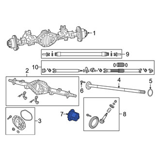 Ram OE - Rear Differential Carrier