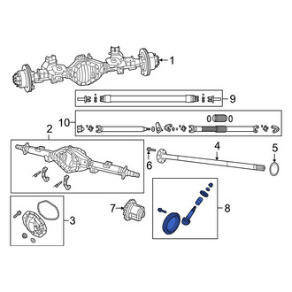 Ram OE - Rear Differential Ring and Pinion
