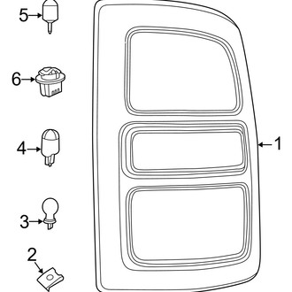 Ram OE - Rear Lamps - Tail Lamps (W/O LED)