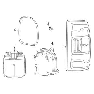 Ram OE - Rear Lamps - Tail Lamps (With LED)