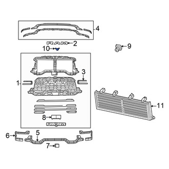 Ram OE - Park Assist Camera Bracket