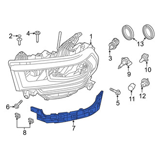 Ram OE - Right Headlight Bracket