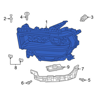 Ram OE - Front Left Headlight Assembly