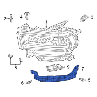 Ram OE - Right Headlight Bracket