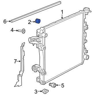Ram OE - Upper Radiator Insulator