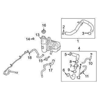 Ram OE - Cooling - Hoses & Lines (Regular Cab / Crew Cab / Mega Cab 6.4L)