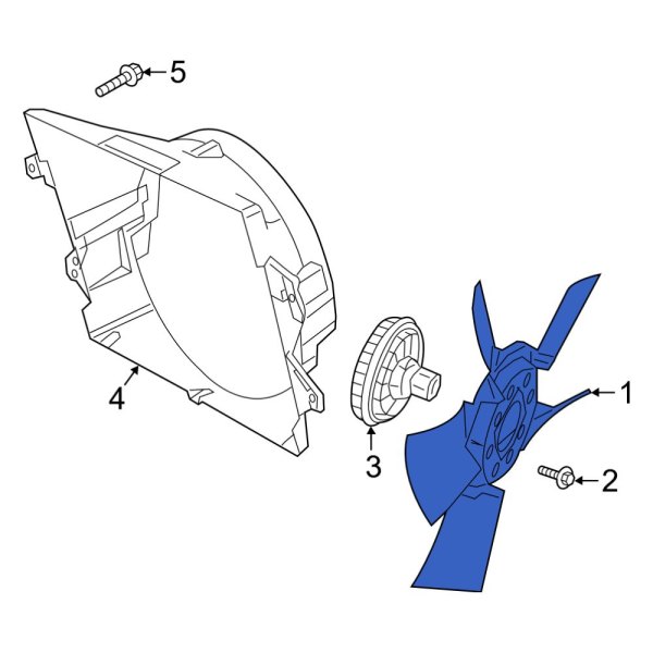 Engine Cooling Fan Clutch Blade