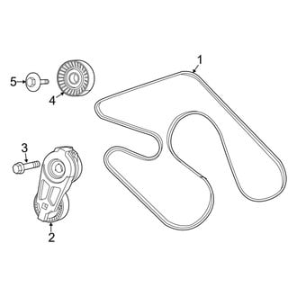 Ram OE - Cooling - Belts & Pulleys (6.4L)