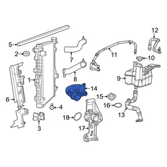 Ram OE - Upper Engine Coolant Thermostat Housing