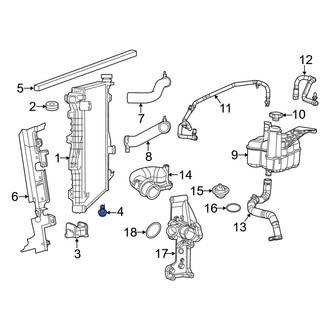 Ram OE - Radiator Drain Plug