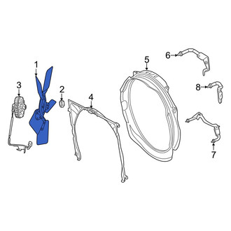 Ram OE - Engine Cooling Fan Clutch Blade