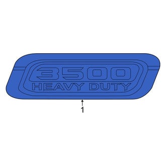 Ram OE - Front Left Hood Emblem