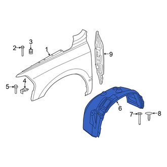 Ram OE - Front Right Fender Splash Shield
