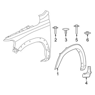 Ram OE - Fender - Exterior Trim (Regular Cab / Crew Cab / Mega Cab)