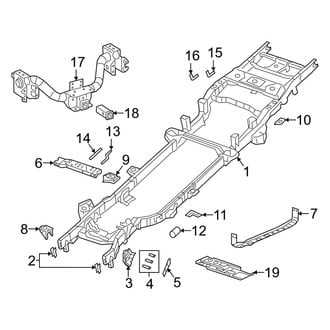 Ram OE - Frame & Components (6.4' Box Frame & Crossmembers)
