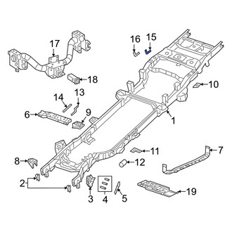 Ram OE - Exhaust System Hanger Bracket
