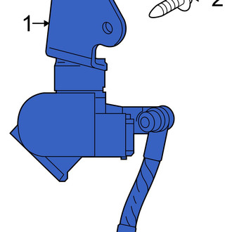 Ram OE - Rear Left Suspension Ride Height Sensor