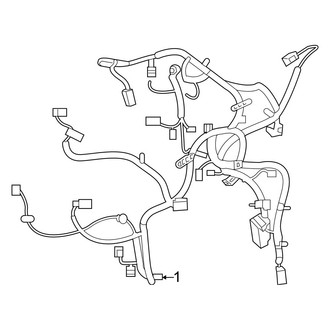 Ram OE - Electrical - Wiring Harness (Regular Cab / Crew Cab / Mega Cab ETL Engine / ETM Engine)