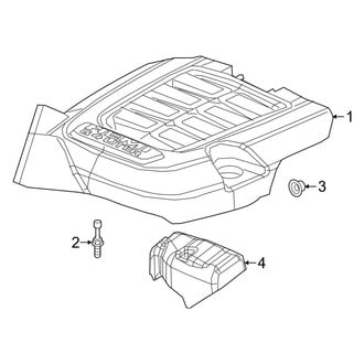 Ram OE - Engine Appearance Cover (Regular Cab / Crew Cab / Mega Cab 6.4L)