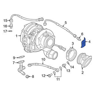 Ram OE - Turbocharger Mount Heat Shield