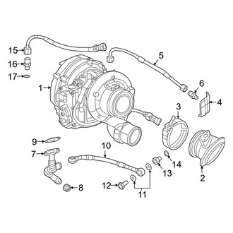 Ram OE - Engine - Turbocharger & Components (Regular Cab / Crew Cab / Mega Cab ETL Engine / ETM Engine)