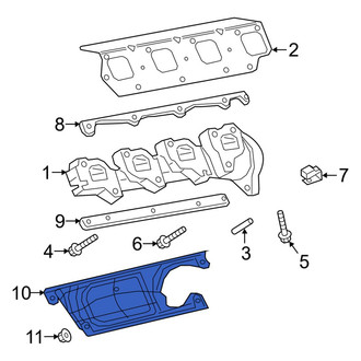 Ram OE - Exhaust Manifold Heat Shield