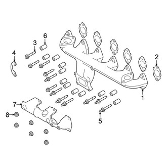 Ram OE - Exhaust System - Manifold (Regular Cab / Crew Cab / Mega Cab)