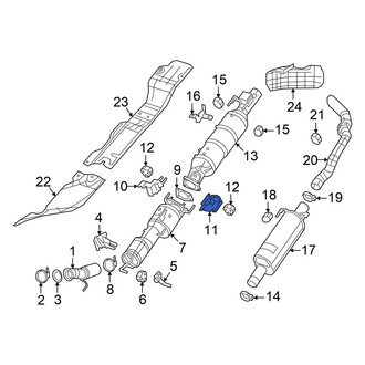 Ram OE - Exhaust System Hanger Bracket