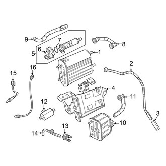 Ram OE - Emission System - Emission Components (Regular Cab / Crew Cab / Mega Cab 6.4L)
