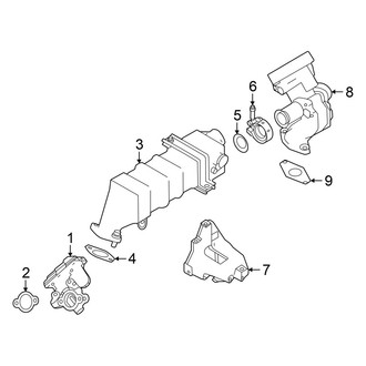 Ram OE - Emission System - Emission Components (Valves and Sensors), (Regular Cab / Crew Cab / Mega Cab 6.7L)