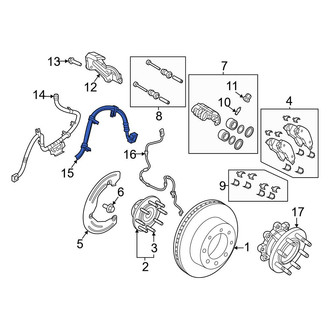 Ram OE - Front Left Brake Hydraulic Hose