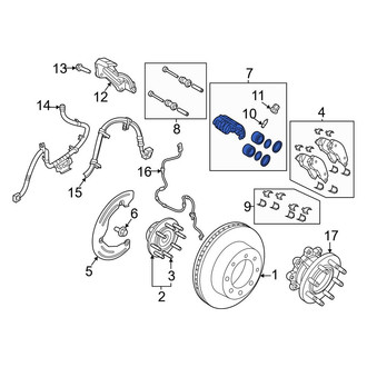 Ram OE - Front Right Disc Brake Caliper