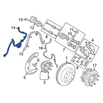 Ram OE - Front Right Brake Hydraulic Hose