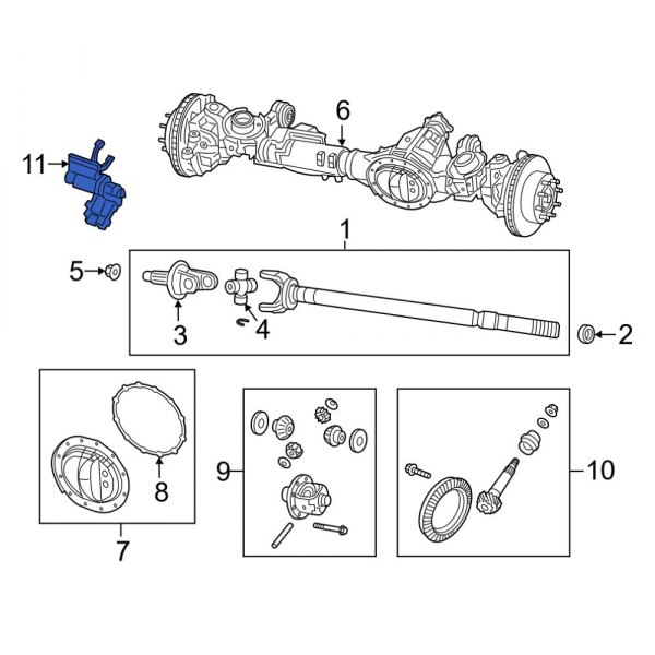 Differential Lock Motor