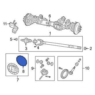 Ram OE - Front Axle Housing Cover Gasket