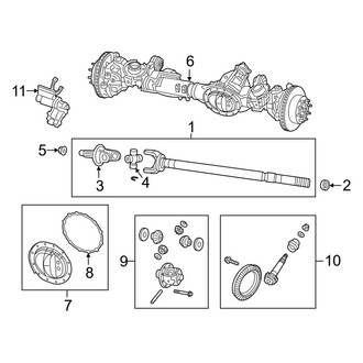 Ram OE - Front Suspension - Front Axle & Carrier (4WD)