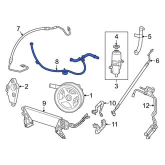 Ram OE - Power Steering Return Hose