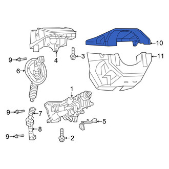 Ram OE - Upper Steering Column Cover