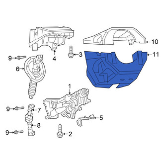 Ram OE - Lower Steering Column Cover