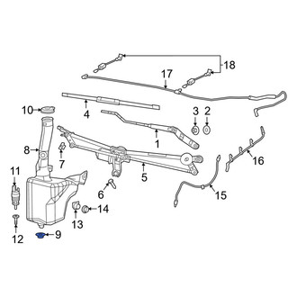 Ram OE - Washer Fluid Reservoir Insulator