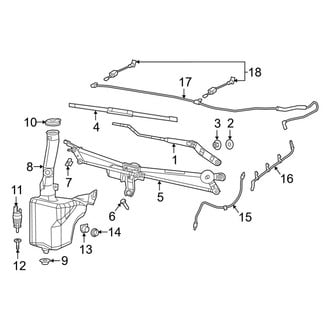 Ram OE - Windshield - Wiper & Washer Components