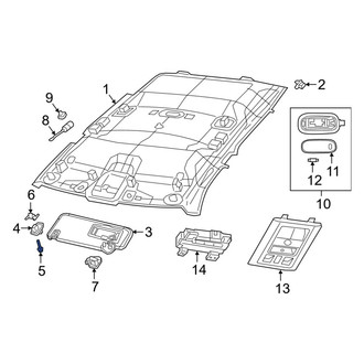 Ram OE - Sun Visor Support Screw