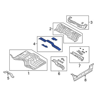 Ram OE - Floor Pan Crossmember