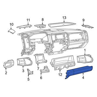 Ram OE - Right Lower Instrument Panel Trim Panel