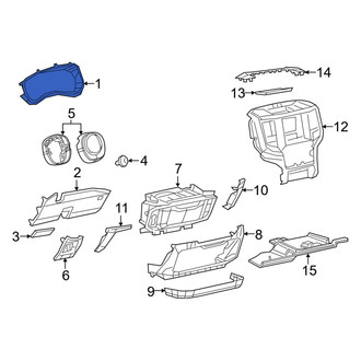 Ram OE - Instrument Cluster Bezel