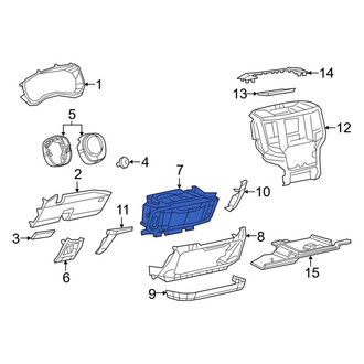 Ram OE - Instrument Panel Storage Compartment