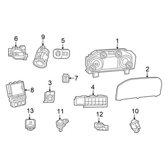 Ram OE - Instrument Panel - Cluster & Switches (6.4L)
