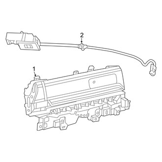 Ram OE - Instrument Panel - Glove Box (Upper Glove Box), (Regular Cab / Crew Cab / Mega Cab)