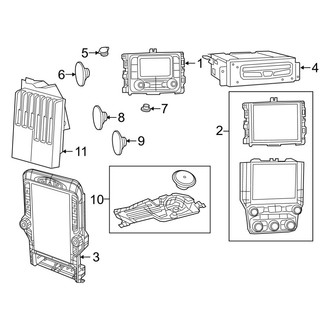 Ram OE - Instrument Panel - Sound System (Regular Cab / Crew Cab / Mega Cab)