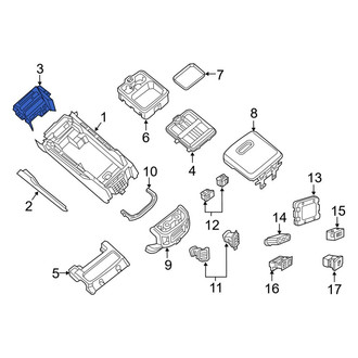 Ram OE - Front Console Trim Panel